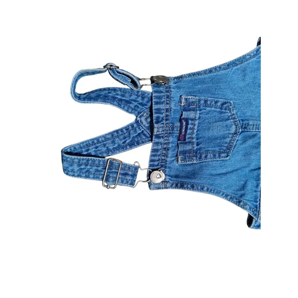 Jordache Toddler Denim Shortalls Size 2T Medium Wash Denim Overalls